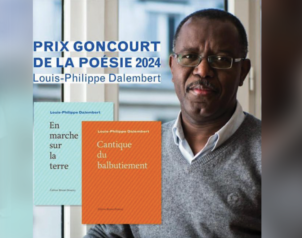 Louis-Philippe Dalembert, prix Goncourt de la poésie pour l' ensemble de son œuvre